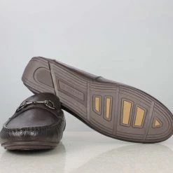 ATESBER By Inc5 TRIM CASUAL DRIVING SHOES-COFFEE