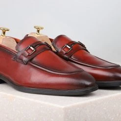 ATESBER By Inc5 FORMAL SLIPPONS-TAN MEN