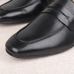 ATESBER By Inc5 FORMAL SLIPPONS-BLACK