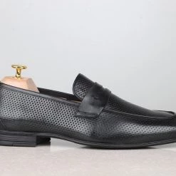 ATESBER By Inc5 FORMAL SLIPPONS-BLACK