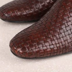 ATESBER By Inc5 FORMAL SLIPONS-TAN/BROWN