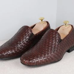 ATESBER By Inc5 FORMAL SLIPONS-TAN/BROWN