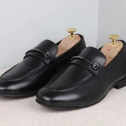 ATESBER By Inc5 MEN FORMAL SLIPPONS-BLACK