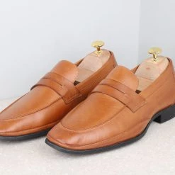 ATESBER By Inc5 FORMAL SLIPONS-WAXY TAN 10 ATESBER By Inc5 FORMAL SLIPONS-WAXY TAN