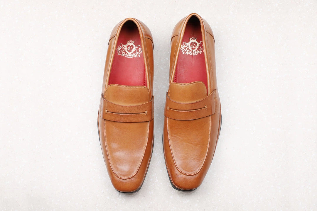 ATESBER By Inc5 FORMAL SLIPONS-WAXY TAN 7 ATESBER By Inc5 FORMAL SLIPONS-WAXY TAN