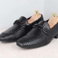 ATESBER By Inc5 FORMAL SLIPONS-BLACK
