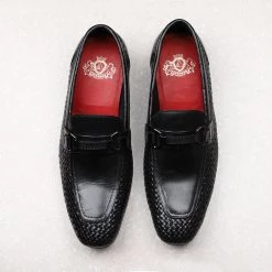 ATESBER By Inc5 FORMAL SLIPONS-BLACK