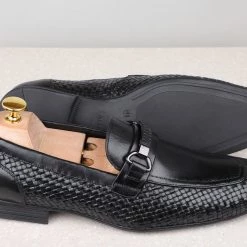 ATESBER By Inc5 FORMAL SLIPONS-BLACK