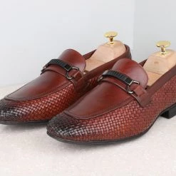 ATESBER By Inc5 FORMAL SLIPONS-BROWN