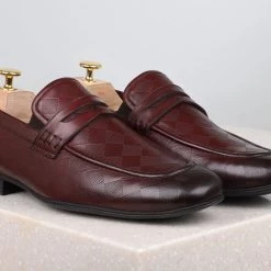 ATESBER By Inc5 FORMAL SLIPPONS-BORDO MEN