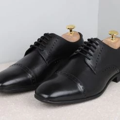 ATESBER By Inc5 FORMAL LACE UP -BLACK MEN