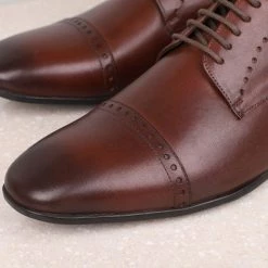 ATESBER By Inc5 FORMAL LACE UP -BROWN