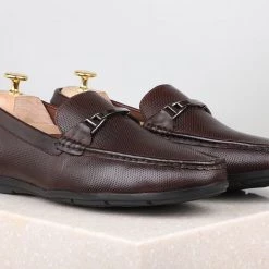 ATESBER By Inc5 DRIVING SHOES-COFFEE/BROWN