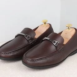 ATESBER By Inc5 DRIVING SHOES-COFFEE/BROWN