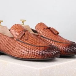 ATESBER By Inc5 FORMAL SLIPONS-TAN