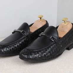 ATESBER By Inc5 FORMAL SLIPPONS-BLACK