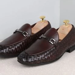 ATESBER By Inc5 FORMAL SLIPPONS-BROWN