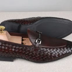 ATESBER By Inc5 FORMAL SLIPPONS-BROWN