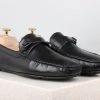 ATESBER By Inc5 FORMAL SLIPONS-BLACK