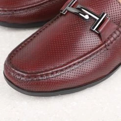 ATESBER By Inc5 DRIVING SHOES-CHERRY