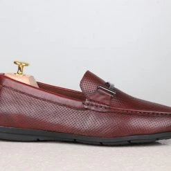 ATESBER By Inc5 DRIVING SHOES-CHERRY