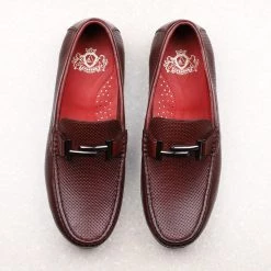 ATESBER By Inc5 DRIVING SHOES-CHERRY