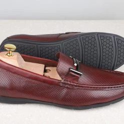 ATESBER By Inc5 DRIVING SHOES-CHERRY