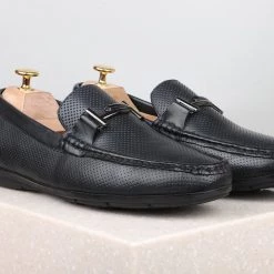 ATESBER By Inc5 DRIVING SHOES-D.NAVY