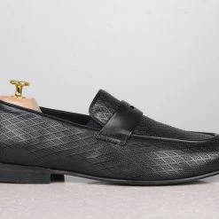 ATESBER By Inc5 FORMAL SLIPPONS-BLACK MEN