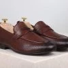 ATESBER By Inc5 MEN FORMAL SLIPPONS-BROWN