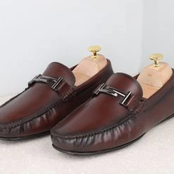 ATESBER By Inc5 DRIVING SHOES-BROWN