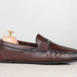 ATESBER By Inc5 DRIVING SHOES-BROWN