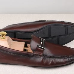 ATESBER By Inc5 DRIVING SHOES-BROWN