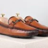 ATESBER By Inc5 DRIVING SHOES-WAXY TAN