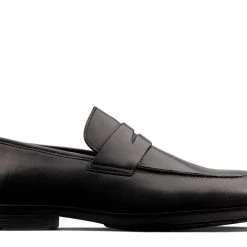 Clarks MEN RONNIE STEP BLACK LEATHER