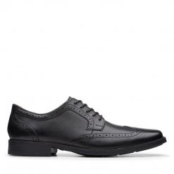 Clarks TILDEN WING BLACK LEATHER MEN
