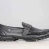 PRIVO By Inc5 BUCKLE STRAP DRIVING SHOES-BLACK