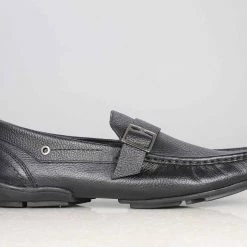 PRIVO By Inc5 BUCKLE STRAP DRIVING SHOES-BLACK