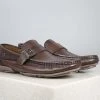 PRIVO By Inc5 MEN BUCKLE STRAP DRIVING SHOES - BROWN