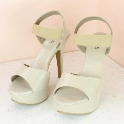 Inc.5 SALE CONE HIGH HEEL SANDAL-GOLD