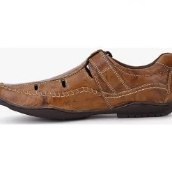 Buckaroo Men's Tan Leather Strollers Sandal 9 Buckaroo Men's Tan Leather Strollers Sandal