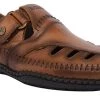Buckaroo Men's Tan Leather Strollers Sandal