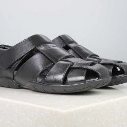PRIVO By Inc5 TRI-BAND VELCRO SANDAL-BLACK