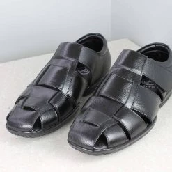 PRIVO By Inc5 TRI-BAND VELCRO SANDAL-BLACK