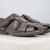 PRIVO By Inc5 TRI-BAND VELCRO SANDAL-BROWN MEN