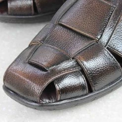 PRIVO By Inc5 TRI-BAND VELCRO SANDAL-BROWN MEN