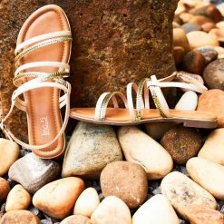 Inc.5 STRAPY FLAT SANDAL-BEIGE