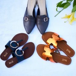 Inc.5 SALE FLAT CASUAL THONG-BLUE