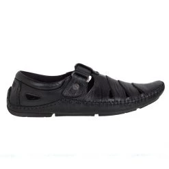 Buckaroo Adults-Men NEW CARLIN Leather Strollers Closed Sandal Fisherman Sandal