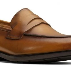 Clarks RONNIE STEP TAN LEATHER MEN